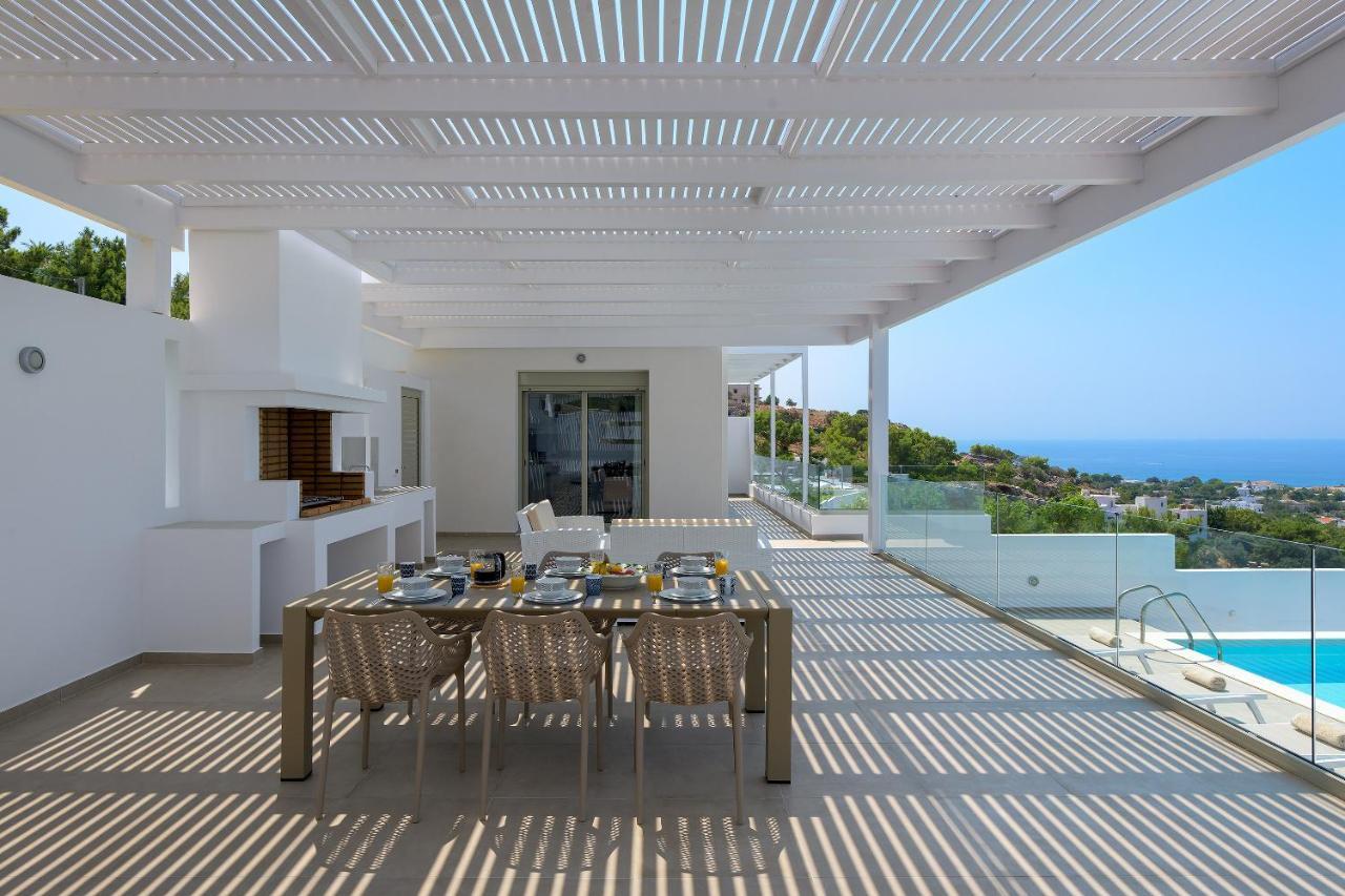 וילה Allegra With Pool In Pefkos, Lindos Area *